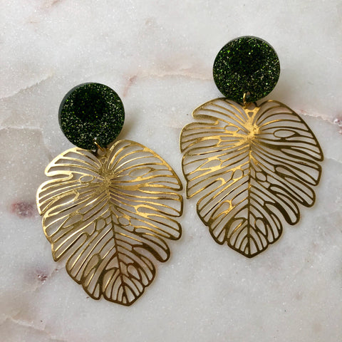 Green & Gold Leaves